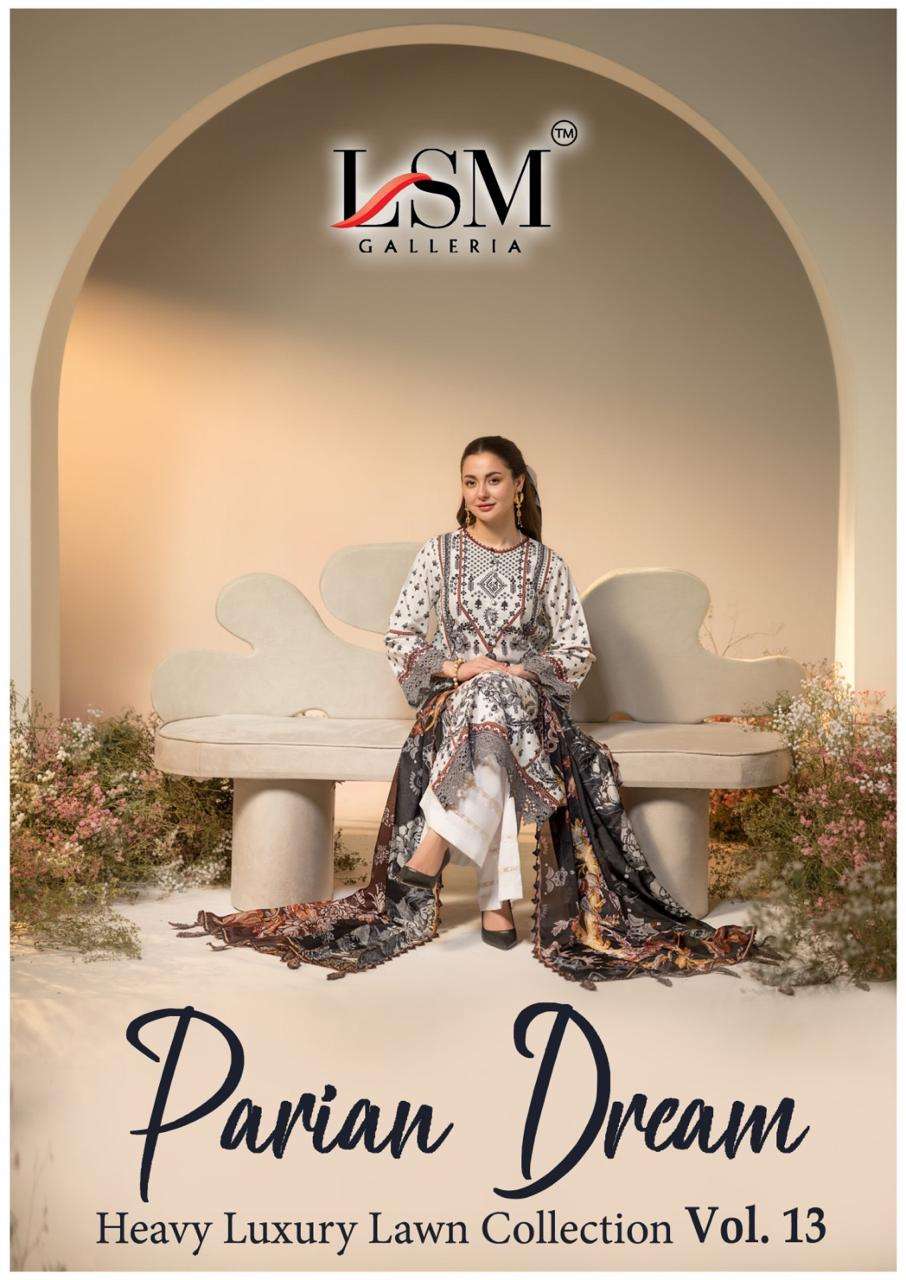 PARIAN DREAM HEAVY LUXURY LAWN COLLECTION VOL 13 BY LSM